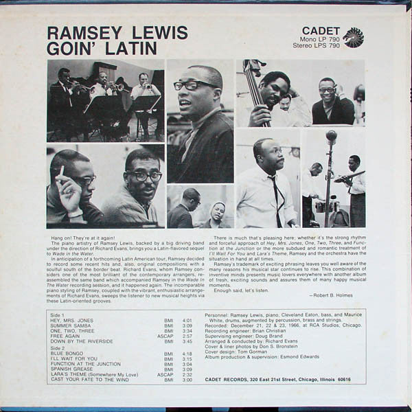 Ramsey Lewis ~ Goin' Latin (Vinyl) - Djungel & Jazz