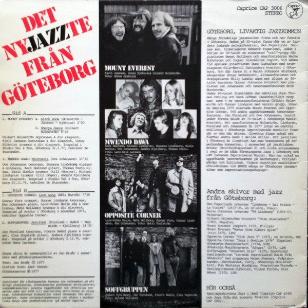 Various ~ Det Nyjazzte Från Göteborg (Vinyl) - Djungel & Jazz