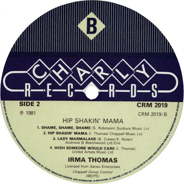 Irma Thomas ~ Hip Shakin' Mama (Vinyl) - Djungel & Jazz