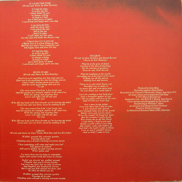 Uriah Heep : Sweet Freedom (LP, Album, Gat)
