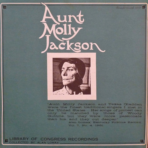 Aunt Molly Jackson ~ Library Of Congress Recordings (Vinyl) - Djungel & Jazz