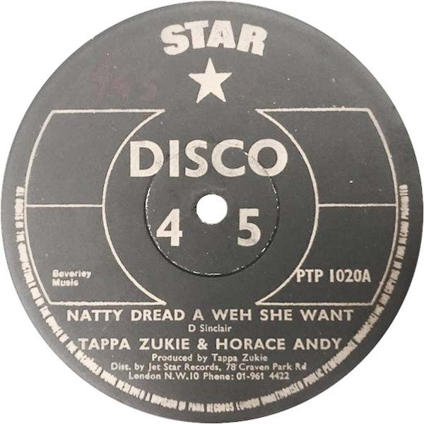 Tappa Zukie* & Horace Andy : Natty Dread A Weh She Want (12")