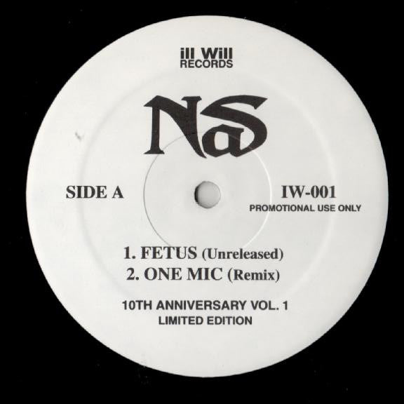 Nas ~ Fetus / One Mic / U Wanna Be Me / Drunk By Myself (Vinyl) - Djungel & Jazz