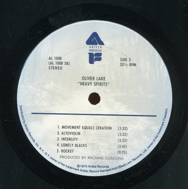 Oliver Lake ~ Heavy Spirits (Vinyl) - Djungel & Jazz