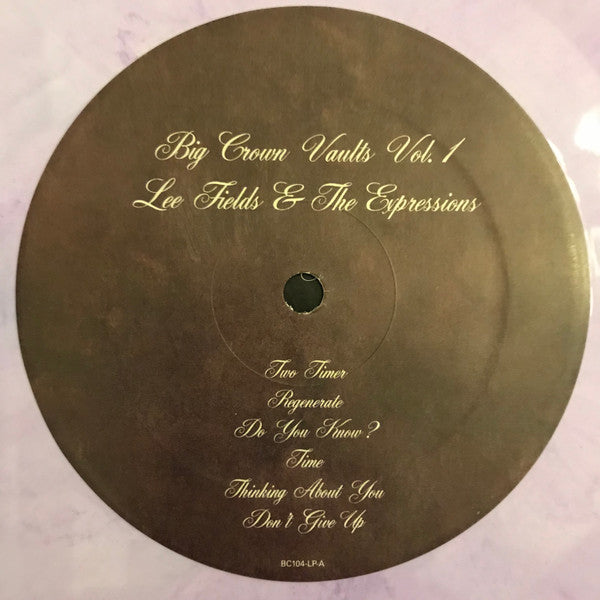 Lee Fields & The Expressions : Big Crown Vaults Vol. 1 (LP, Album, Ltd, Lav)