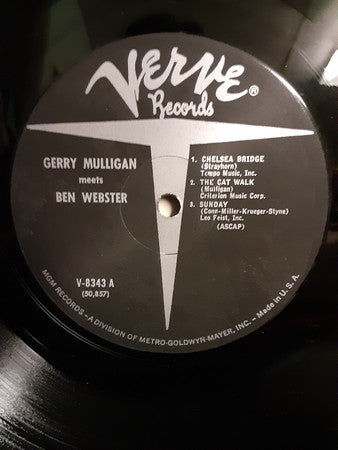 Gerry Mulligan, Ben Webster ~ Gerry Mulligan Meets Ben Webster (Vinyl) - Djungel & Jazz
