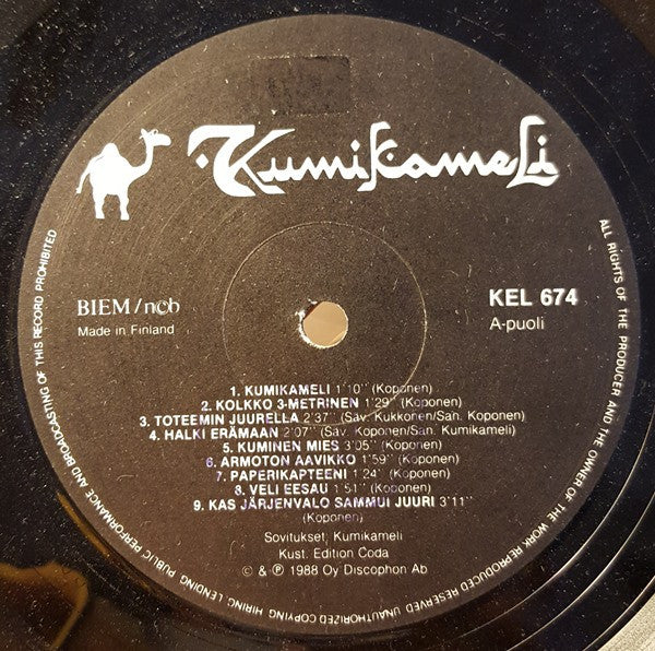 Kumikameli ~ Kumikameli (Vinyl) - Djungel & Jazz