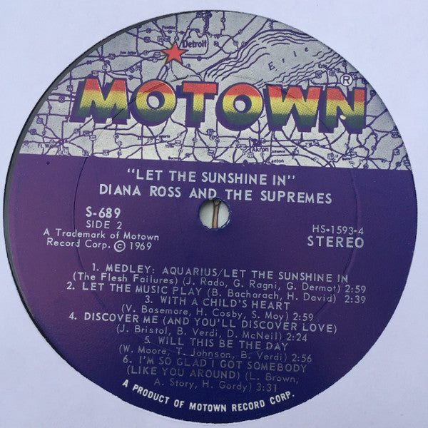 Diana Ross & The Supremes ~ Let The Sunshine In (Vinyl) - Djungel & Jazz