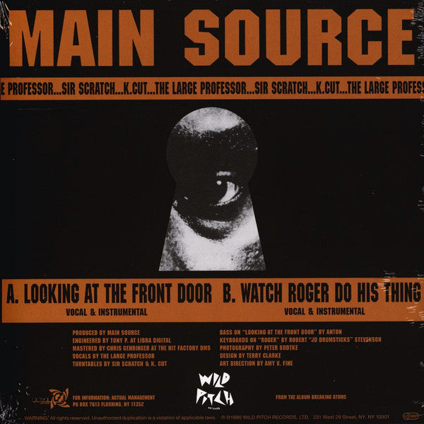 Main Source ~ Looking At The Front Door (Vinyl) - Djungel & Jazz