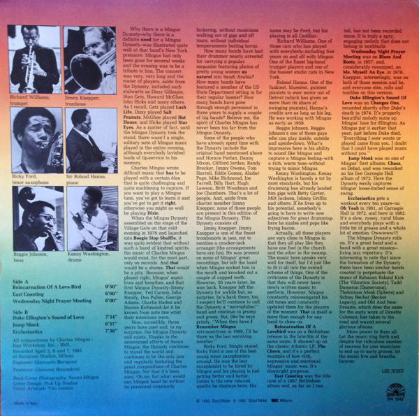 Mingus Dynasty ~ Reincarnation (Vinyl) - Djungel & Jazz