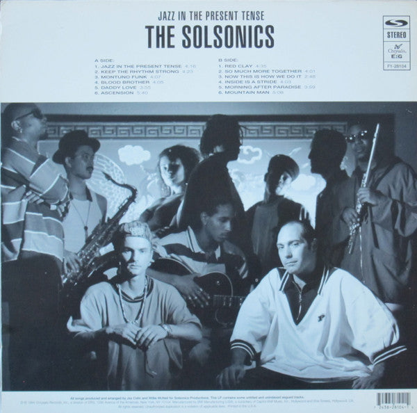 The Solsonics : Jazz In The Present Tense (LP, Album)