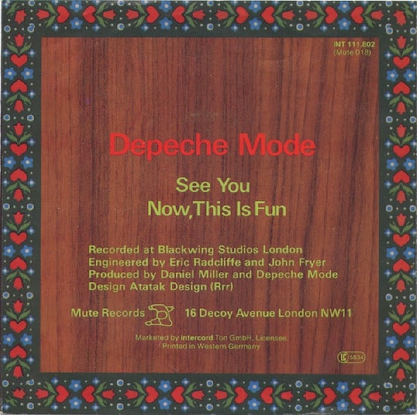 Depeche Mode ~ See You (Vinyl) - Djungel & Jazz