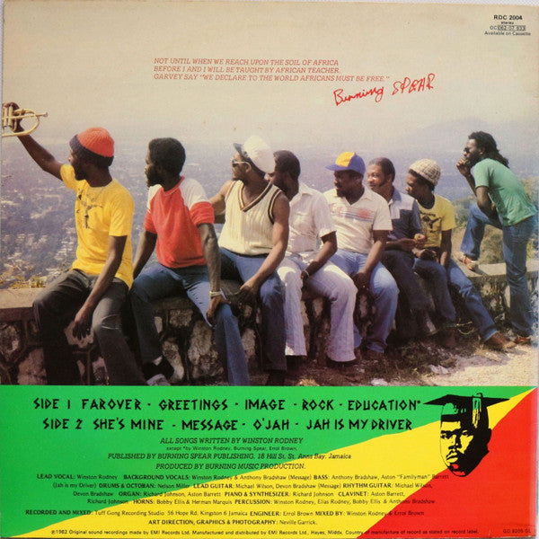 Burning Spear ~ Farover (Vinyl) - Djungel & Jazz