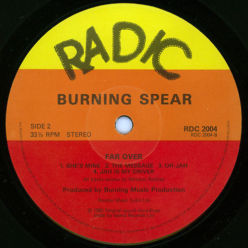 Burning Spear ~ Farover (Vinyl) - Djungel & Jazz