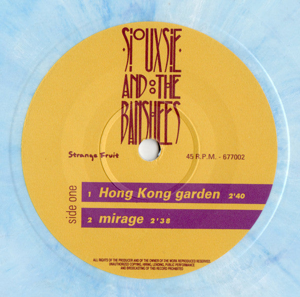 Siouxsie & The Banshees : The Peel Sessions 1977-1978 (7", Comp, Ltd, Blu)