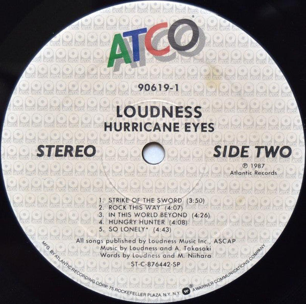 Loudness  ~ Hurricane Eyes (Vinyl) - Djungel & Jazz