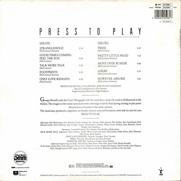 Paul McCartney ~ Press To Play (Vinyl) - Djungel & Jazz