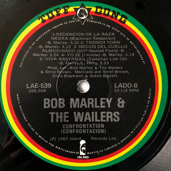 Bob Marley & The Wailers ~ Confrontation = Confrontación (Vinyl) - Djungel & Jazz