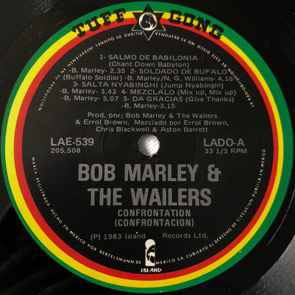 Bob Marley & The Wailers ~ Confrontation = Confrontación (Vinyl) - Djungel & Jazz
