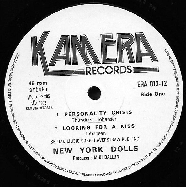 New York Dolls ~ Personality Crisis (Vinyl) - Djungel & Jazz