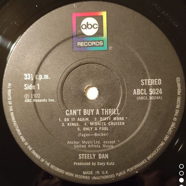 Steely Dan ~ Can't Buy A Thrill (Vinyl) - Djungel & Jazz