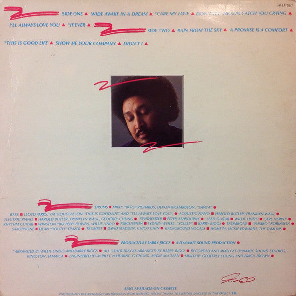 Barry Biggs : Wide Awake (LP, Album)
