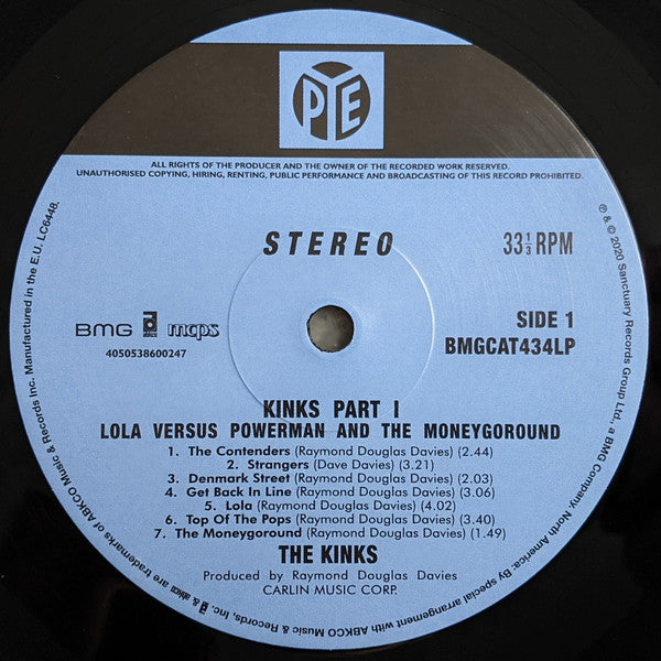 Kinks ~ Lola Versus Powerman And The Moneygoround (Part One) (Vinyl) - Djungel & Jazz