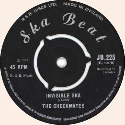 Winston Delano Stewart & The Tonetts / The Checkmates : You Make Me Cry / Invisible Ska (7", Single)