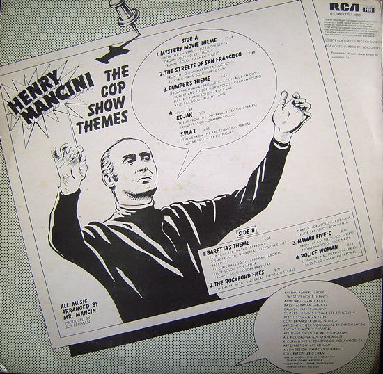 Henry Mancini ~ The Cop Show Themes (Vinyl) - Djungel & Jazz