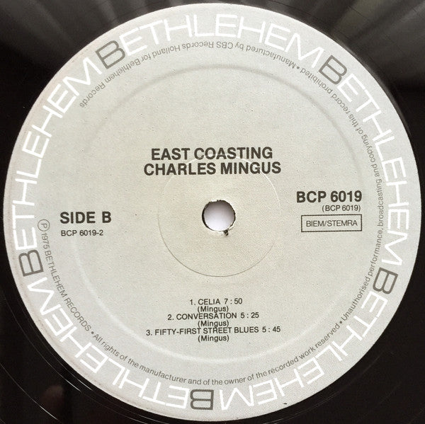 Charles Mingus : East Coasting (LP, Album, RE)