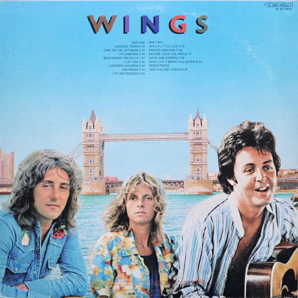 Wings  ~ London Town (Vinyl) - Djungel & Jazz