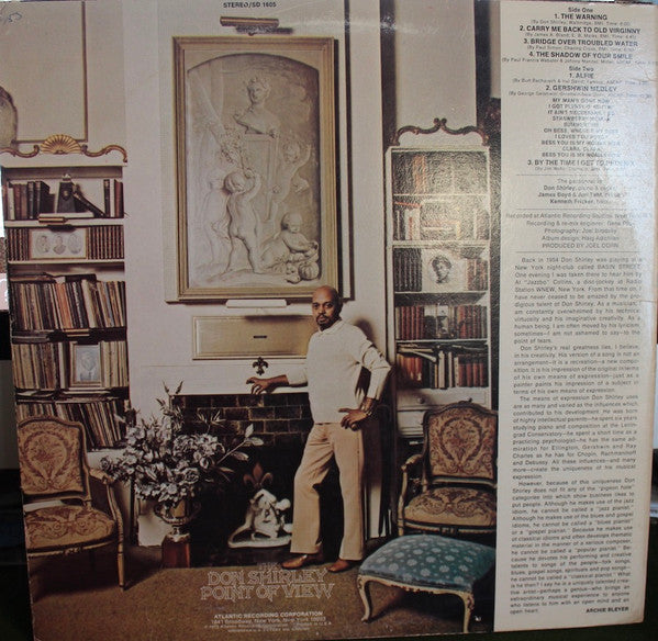Don Shirley ~ The Don Shirley Point Of View (Vinyl) - Djungel & Jazz