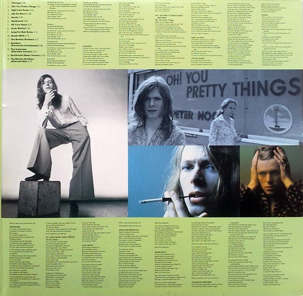 David Bowie : Hunky Dory (LP, Album, RE, RM)