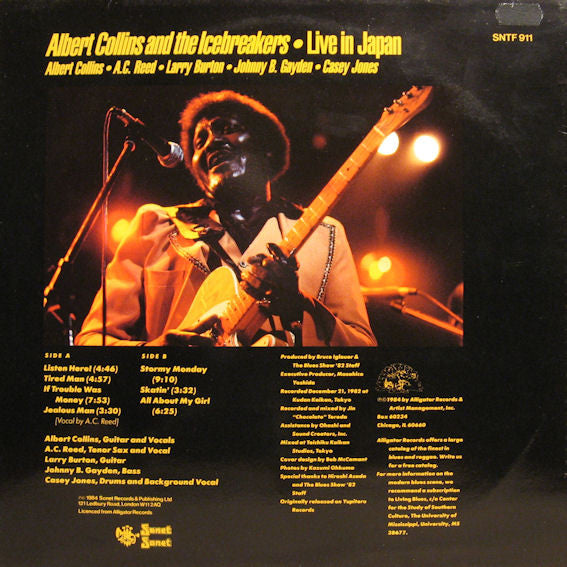 Albert Collins And The Icebreakers : Live In Japan (LP, Album)
