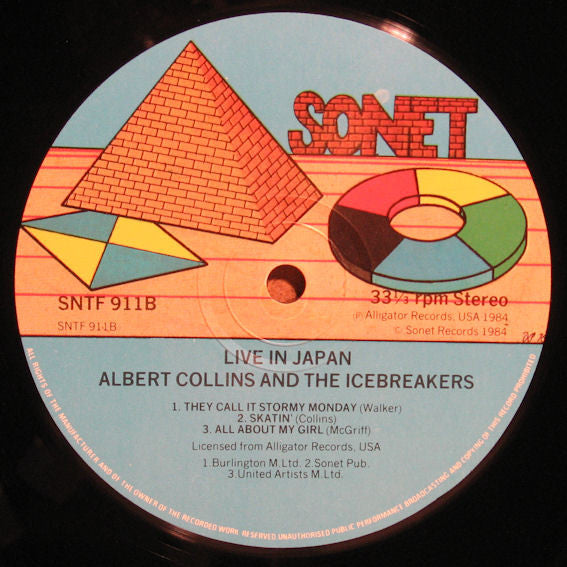Albert Collins And The Icebreakers : Live In Japan (LP, Album)