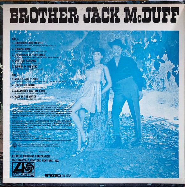 Brother Jack McDuff ~ Tobacco Road (Vinyl) - Djungel & Jazz