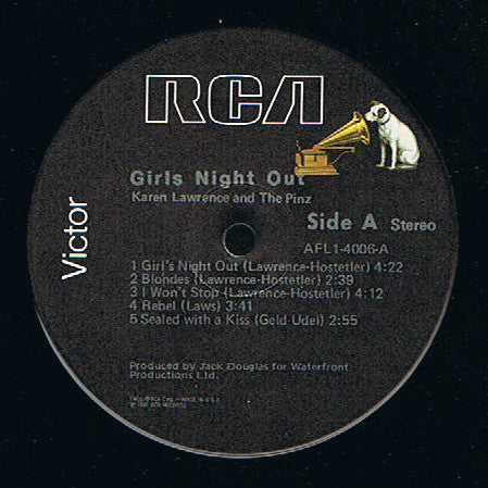 Karen Lawrence And The Pinz ~ Girls Night Out (Vinyl) - Djungel & Jazz