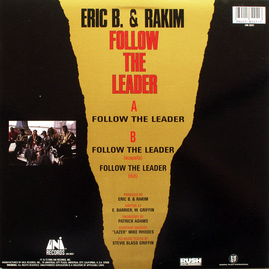 Eric B. & Rakim ~ Follow The Leader (Vinyl) - Djungel & Jazz