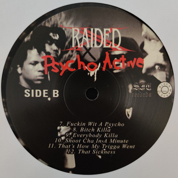 X-Raided : Psycho Active (LP, Album, RE, Bla)