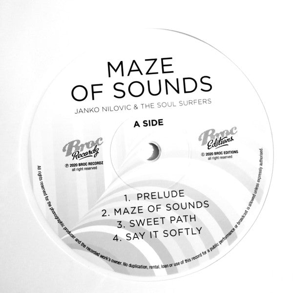 Janko Nilovic & The Soul Surfers  ~ Maze Of Sounds (Vinyl) - Djungel & Jazz