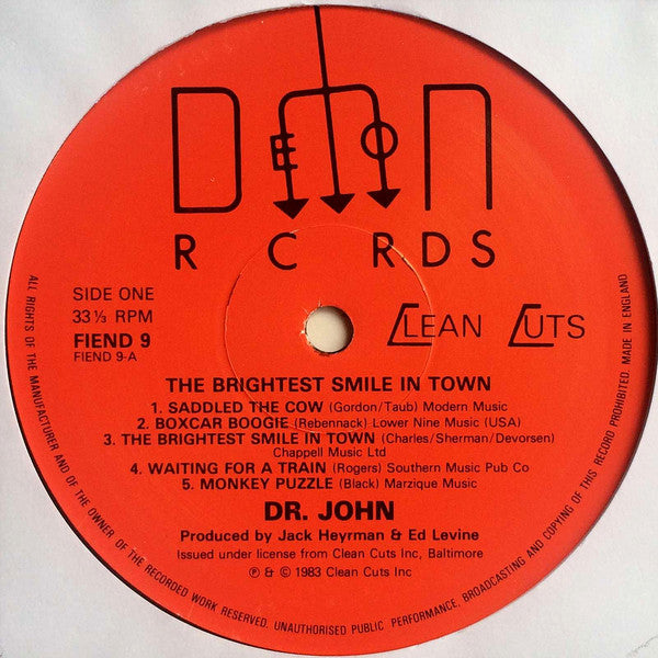 Dr. John ~ The Brightest Smile In Town (Vinyl) - Djungel & Jazz