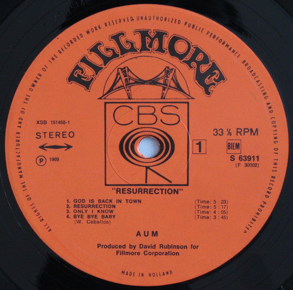 Aum (2) : Resurrection (LP, Album)