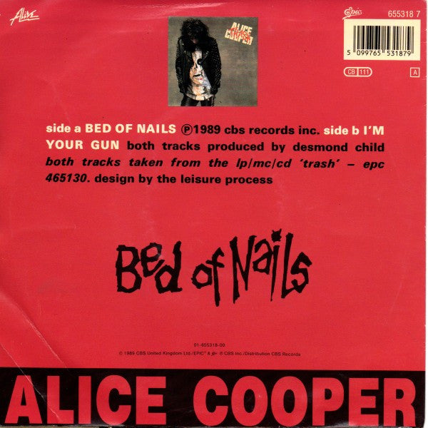 Alice Cooper  ~ Bed Of Nails (Vinyl) - Djungel & Jazz