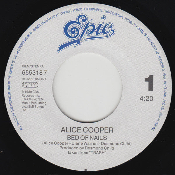 Alice Cooper  ~ Bed Of Nails (Vinyl) - Djungel & Jazz