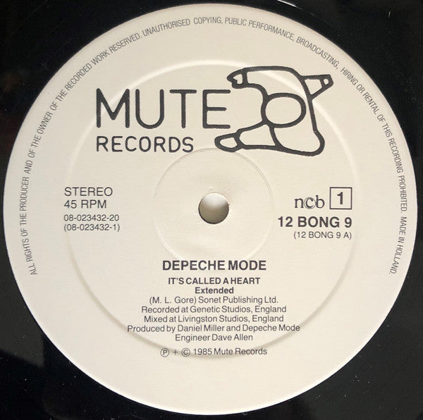 Depeche Mode ~ It's Called A Heart (Extended) (Vinyl) - Djungel & Jazz