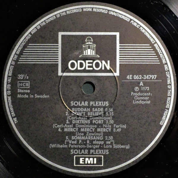 Solar Plexus  ~ Solar Plexus 2 (Vinyl) - Djungel & Jazz