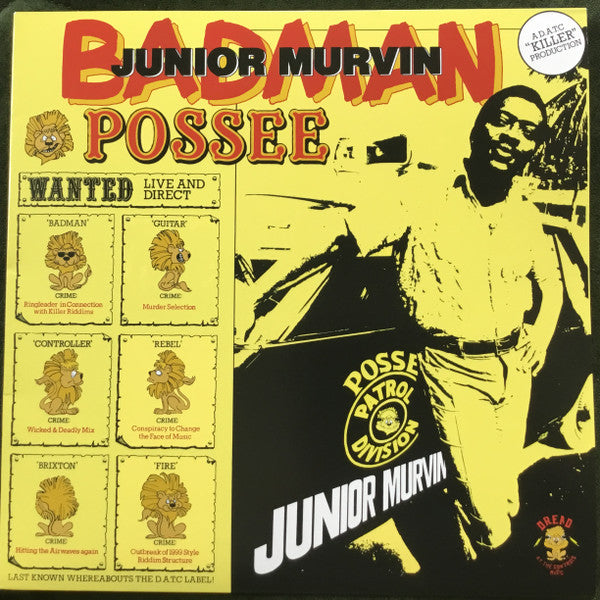 Junior Murvin ~ Badman Possee (Vinyl) - Djungel & Jazz