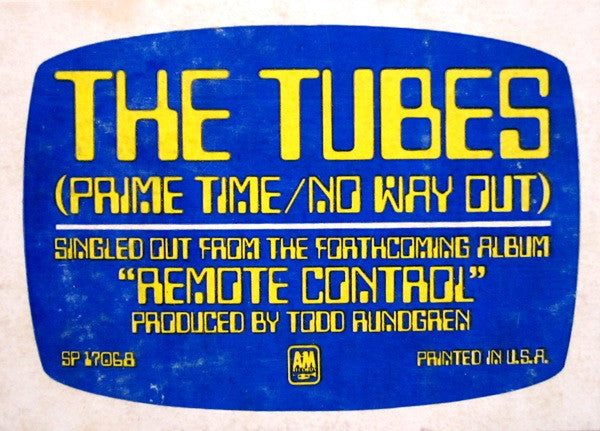 The Tubes : Prime Time / No Way Out (12", Single, Promo)