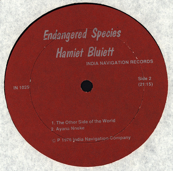 Hamiet Bluiett : Endangered Species (LP, Album)