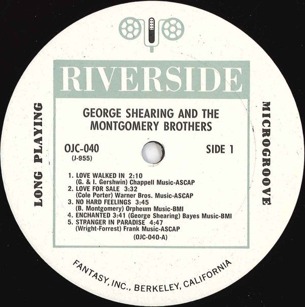 George Shearing And The Montgomery Brothers ~ George Shearing And The Montgomery Brothers (Vinyl) - Djungel & Jazz